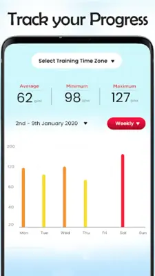 Heart Rate Monitor BPM Tracker android App screenshot 1